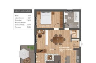 Wohnung kaufen in Krampelmühlweg 3, 92345 Dietfurt, Dietfurt - HAUS 3; 7TÄLER WOHNEN Dietfurt: Neubau 2-Zimmer-Erdgeschoss-Wohnung mit Aufzug u. Tiefgarage (provisionsfrei)