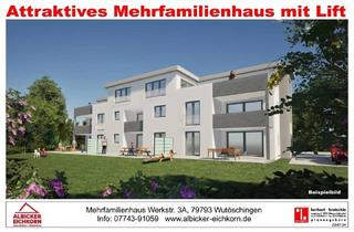 Wohnung kaufen in 79793 Wutöschingen, Wutöschingen - 4 Zi. DG mit Dachterrasse ca. 126 m² - Wohnung 7 - Werkstraße 3a, 79793 Wutöschingen - Neubau