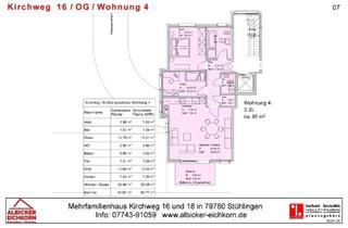 Wohnung kaufen in Kirchweg 16, 79780 Stühlingen, Stühlingen - 3Zi. OG mit Balkon ca. 85 m²-Wohnung 4-Kirchweg 16-79780 Stühlingen