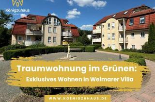 Wohnung kaufen in 99425 Parkvorstadt, Traumwohnung im Grünen: Exklusives Wohnen in Weimarer Villa