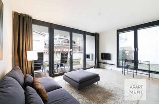 Wohnung mieten in Rheinbabenstraße 122-2, 47809 Linn, Exklusives, komplett möbliertes 2-Zimmer-Erdgeschossapartment mit Terrasse in Krefeld-Linn