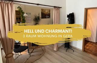 Anlageobjekt in 07545 Gera, Helle und charmante 3 Raum Wohnung in Gera zu verkaufen