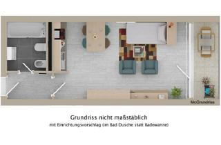 Wohnung mieten in Lindenstraße, 87463 Dietmannsried, Geschmackvolle 1-Raum-EG-Wohnung mit Einbauküche in Dietmannsried