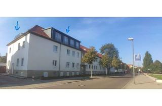 Wohnung mieten in Saarstraße 12, 06749 Bitterfeld-Wolfen, Große Dachgeschosswohnung mit Balkon und Fahrstuhl, Centrums Nah