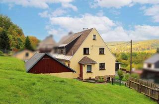 Doppelhaushälfte kaufen in 09526 Olbernhau, Panoramablick von Rothenthal aus - Gepflegte Doppelhaushälfte mit großem Garten und neuem Carport