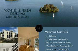 Haus mieten in Am Retzer Schübl, 92449 Steinberg am See, Wohnen & Ferien direkt am Steinberger See: Doppelhaushälfte (Erstbezug)