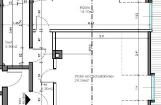 Immobilie mieten in 23552 Innenstadt, Top Innenstadt Lage Königstrasse - 1 Zimmer Wohnung befristet bis 31.12.2026