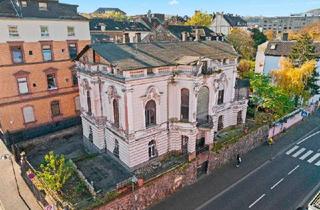 Anlageobjekt in 55411 Bingen, WOHNEN DER BESONDEREN ART: Denkmalgeschützte schlossartige Villa in Bingen am Rhein