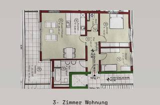 Wohnung mieten in 79395 Neuenburg, Neuwertige 3-Raum-Wohnung mit Balkon und Einbauküche in Neuenburg