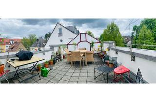 Wohnung mieten in Hohenschwangauplatz 10, 81549 Obergiesing, Obergiesing: 3-Zi.- ETW mit riesiger Süd-Dachterrasse, befristet bis 31.05.2026