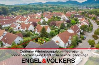 Haus kaufen in 76829 Godramstein, Zeitloser Winkelbungalow mit großer Sonnenterrasse und Garten in bevorzugter Lage