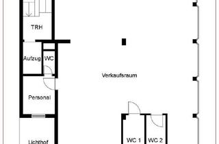 Gewerbeimmobilie kaufen in 75172 Brötzingen, Gelegenheit! Attraktive Ladenfläche in der Fußgängerzone