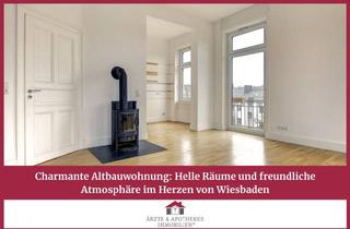 Wohnung kaufen in 65195 Wiesbaden, Wiesbaden - Charmante Altbauwohnung: Helle Räume und freundliche Atmosphäre im Herzen von Wiesbaden