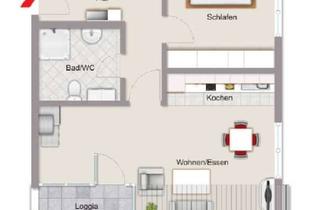 Wohnung mieten in Schulstraße 50, 75385 Bad Teinach-Zavelstein, Schöne 2-Raum-Wohnung mit EBK und Balkon in Bad Teinach-Zavelstein