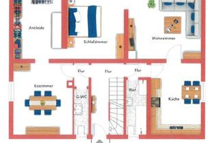 Wohnung kaufen in Auf Der Halde 28, 66299 Friedrichsthal, Eigentumswohnung 82m² im EG eines Zweifamilienhaus in Bildstock zu verkaufen -Anliegerstraße-