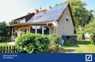 Doppelhaushälfte kaufen in 16230 Melchow, PV & Solarthermie - Doppelhaushälfte mit Nebengelass und Wintergarten auf 1665 m² Grundstück