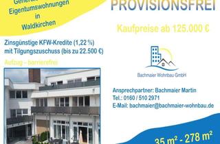 Wohnung kaufen in 94065 Waldkirchen, Terrassenwohnungen (38,83 m² - 117,13 m²) im Zentrum von Waldkirchen provisionsfrei zu verkaufen