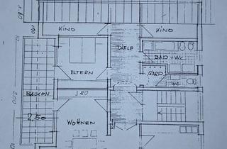 Wohnung mieten in 77886 Lauf, Schöne 4-Zimmer-Dachgeschosswohnung mit Balkon in Lauf