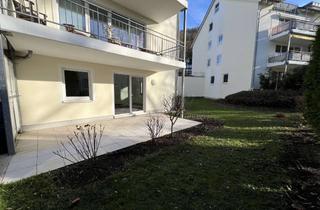 Wohnung mieten in 53639 Königswinter, Stilvolle 2-Raum-Erdgeschosswohnung mit Terrasse, eigenen Garten und Tiefgaragenstellplatz