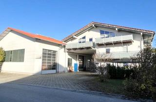 Gewerbeimmobilie kaufen in Gewerbepark, 83670 Bad Heilbrunn, Gewerbeobjekt mit Büro-/Wohngebäude und Werkhalle, Obj. T/0549