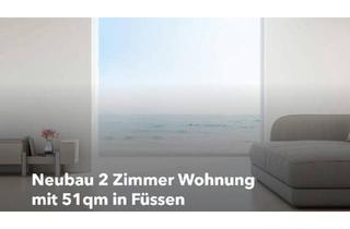 Wohnung kaufen in 87629 Füssen, Füssen - Neubauwohnung 2-Zimmer mit gehobener Innenausstattung in Füssen