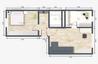 Wohnung mieten in Paul-Wegener-Straße 13, 14480 Drewitz, Besichtigung 13.12.2024 - 15:00 Uhr - Potsdam - Top Sanierte WG-Wohnung im Grünen