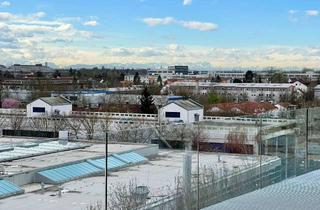 Wohnung mieten in 85716 Unterschleißheim, Einzigartig! Gewerbliches Wohnen! 68 qm Dachterrasse! Alpenblick - Allianz Arena