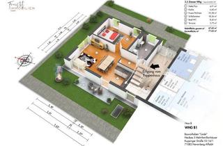 Wohnung mieten in Kuppinger Straße 10-14/1, 71083 Herrenberg, Hochwertige 2,5 Zimmer Wohnung mit Garten, Terrasse & TG Stellplatz (BJ 2023)