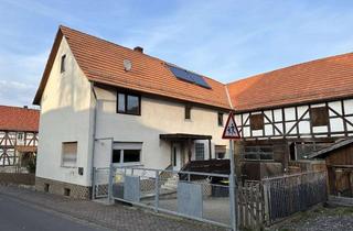 Einfamilienhaus kaufen in 36205 Sontra, Einfamilienhaus mit Garten und Scheune + Solar-Anlage + neue Heizung