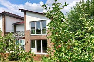 Haus mieten in 21397 Barendorf, Modern & Großzügig – Doppelhaushälfte in ruhiger Lage. Traumhafte Terrasse, Kamin, Wintergarten