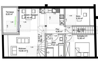 Wohnung mieten in Bergstraße, 52538 Selfkant, Geschmackvolle 5-Zimmer-DG-Wohnung mit gehobener Innenausstattung mit Balkon in Selfkant