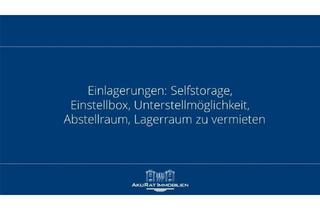 Gewerbeimmobilie mieten in 82362 Weilheim, Lagerfläche, Self Storage, Einlagerungsmöglichkeit in Weilheim zu vermieten