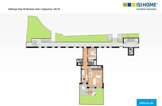 Wohnung mieten in Rauchfußstraße, 06128 Böllberg-Wörmlitz, 3-Raumwohnung mit Gartenanteil an der Saale! - WE99