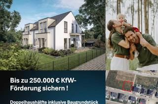 Doppelhaushälfte kaufen in 77749 Hohberg, Jetzt bis zu 220.000 € KfW-Förderung sichern! Doppelhaushälfte im Neubaugebiet