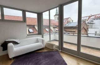 Penthouse mieten in 99084 Altstadt, Modernes 2-Zimmer-Penthouse mit großer Terrasse im Herzen Erfurts historischer Altstadt