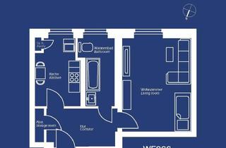 Wohnung mieten in Gubener Straße 13 B, 10243 Friedrichshain, Stilvolle, vollständig renovierte 1-Zimmer-Wohnung in Berlin Friedrichshain