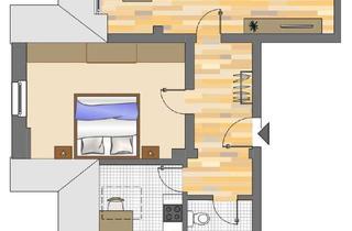 Wohnung mieten in Saarstraße 34, 44627 Sodingen, 2-Zimmerwohnung im Dachgeschoss mit sehr großen Wohnzimmer, neuen Bad und Boden