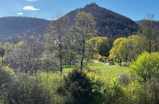 Immobilie mieten in Bei Den Thermen 16-18, 72574 Bad Urach, Kleine Wohnung, mit Blick über den Kurpark.