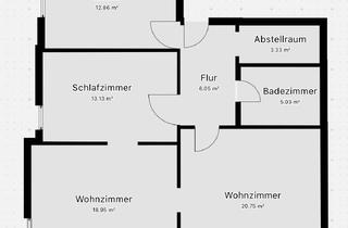 Wohnung mieten in 95176 Konradsreuth, 3 Zimmer Küche Bad