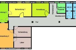 Büro zu mieten in 01877 Bischofswerda, Helle großzügige Praxis mit vorteilhafter Raumaufteilung im Ärztehaus Bischofswerda!