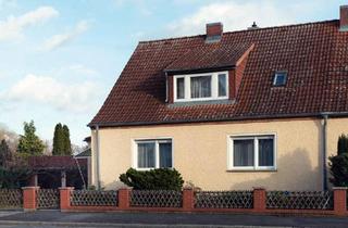 Einfamilienhaus kaufen in 16909 Wittstock, Wittstock/Dosse - Einfamilienhaus Doppelhaushälfte mit großem Garten