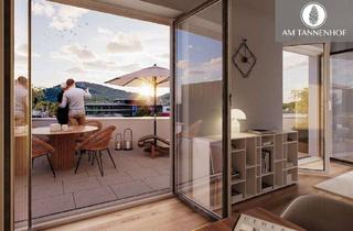 Wohnung kaufen in Hans-Bredow-Straße 12, 76530 Innenstadt, Herrliche Dachterrasse mit Blick auf den Merkur und Sonne von morgens bis spätnachmittags