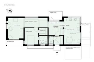 Wohnung mieten in Urbanstraße, 57234 Wilnsdorf, Geschmackvolle, neuwertige 3-Raum-Wohnung mit geh. Innenausstattung mit Balkon und EBK in Wilnsdorf