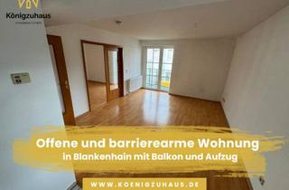 Wohnung kaufen in 99444 Blankenhain, Offene und barrierearme 2 Raum Wohnung in Blankenhain mit Balkon und Aufzug