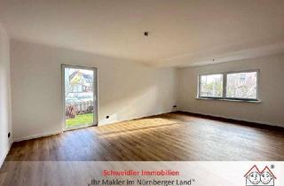 Wohnung mieten in 91207 Lauf, Erstbezug nach Sanierung! Hochwertige 3-Zimmer-Wohnung mit Gartenanteil in Lauf