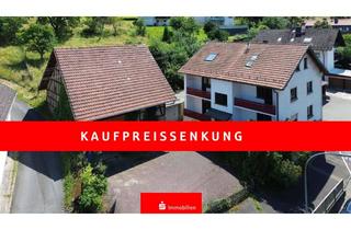 Haus kaufen in 63639 Flörsbachtal, Zweifamilienhaus mit großem Grundstück, Scheune und Garage im Flörsbachtal