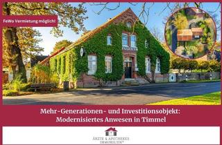 Anlageobjekt in 26629 Großefehn, Mehr-Generationen- und Investitionsobjekt: Modernisiertes Anwesen in Timmel