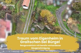 Grundstück zu kaufen in 07616 Graitschen b Bürgel, Traum vom Eigenheim in Graitschen bei Bürgel - Baugrundstück mit bereits vorhandener Baugenehmigung