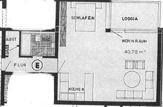 Wohnung mieten in Blessemer Straße 44, 50374 Erftstadt, 1-Zimmer-Wohnung mit Balkon in Erftstadt-Lechenich