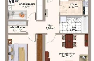 Wohnung kaufen in 26384 Heppens, 2,5 Zimmer Eigentumswohnung in Wilhelmshaven- zentrumsnah